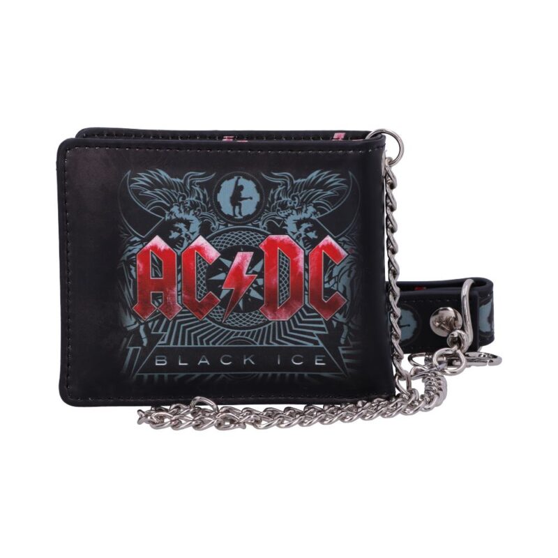 Officially Licensed AC/DC Black Ice Album Embossed Wallet and Chain Gifts & Games 5