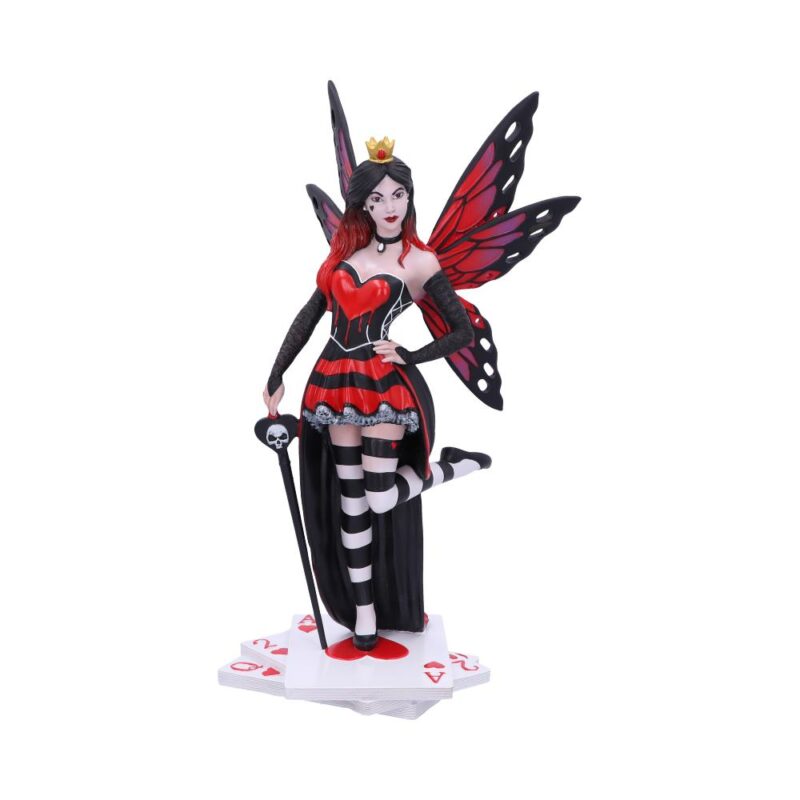 Wonderland Fairies Queen of Hearts Red Card Figurine Figurines Medium (15-29cm)