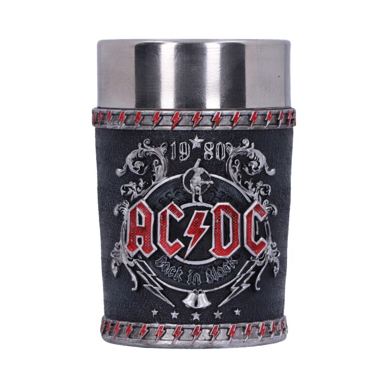 Officially licensed ACDC Back in Black Shot Glass Homeware 7