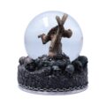 Officially Licensed Powerwolf Via Dolorosa Wolf and Crucifix Snow Globe Homeware 8