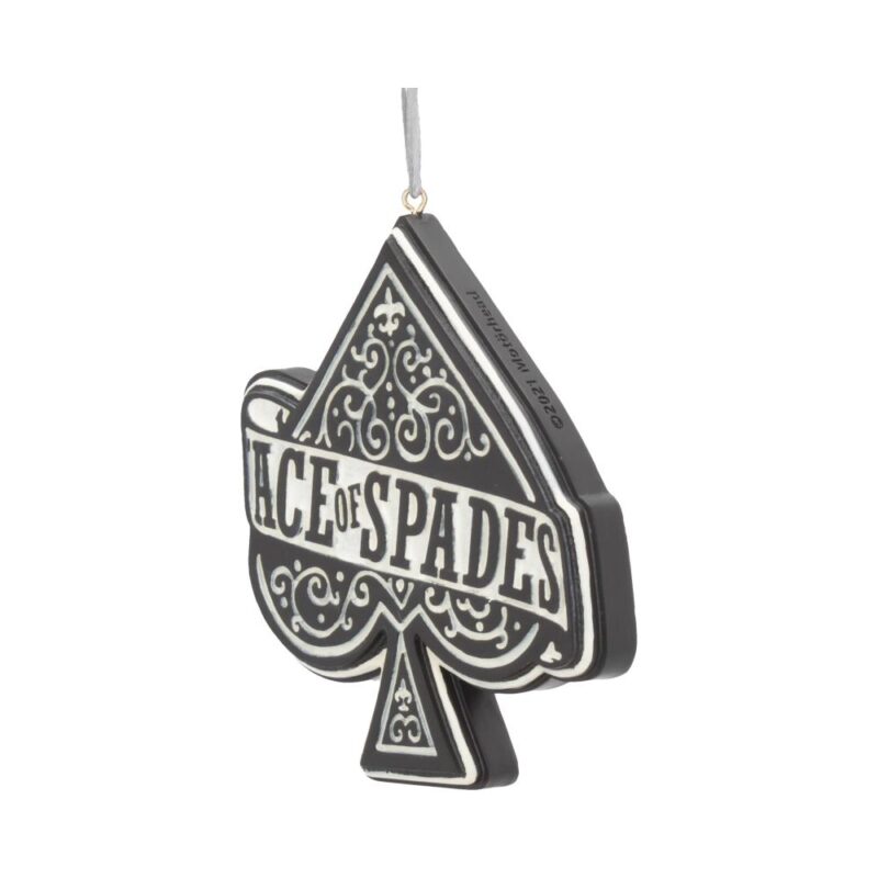 Officially Licensed Motorhead Ace of Spades Hanging Festive Decorative Ornament Christmas Decorations 3