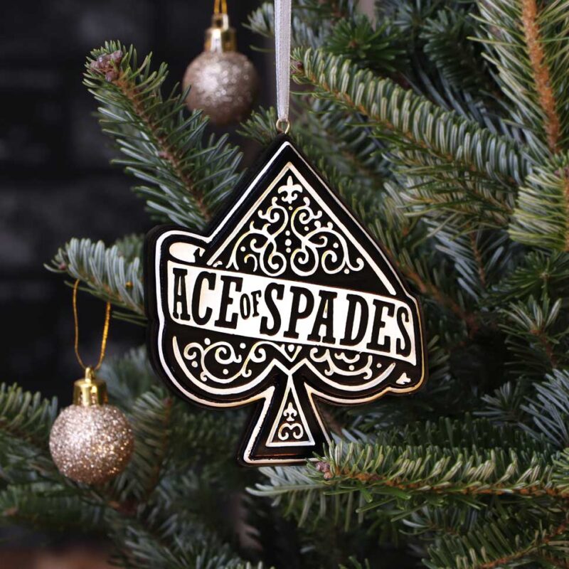 Officially Licensed Motorhead Ace of Spades Hanging Festive Decorative Ornament Christmas Decorations 9
