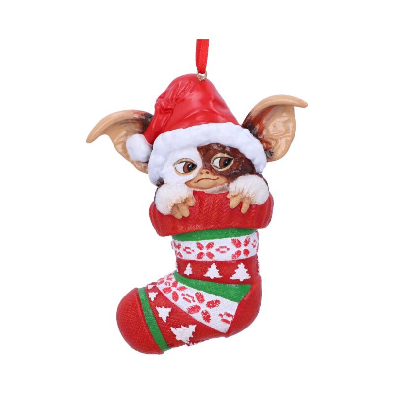 Gremlins Gizmo in Stocking Hanging Festive Decorative Ornament Christmas Decorations