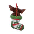 Gremlins Mohawk in Stocking Hanging Festive Decorative Ornament Christmas Decorations 8
