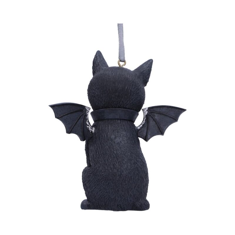 Malpuss Black Bat Cat Hanging Decorative Ornament 9.2cm Christmas Decorations 5