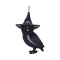 Owlocen Black Witch Owl Hanging Decorative Ornament 12cm Christmas Decorations 2