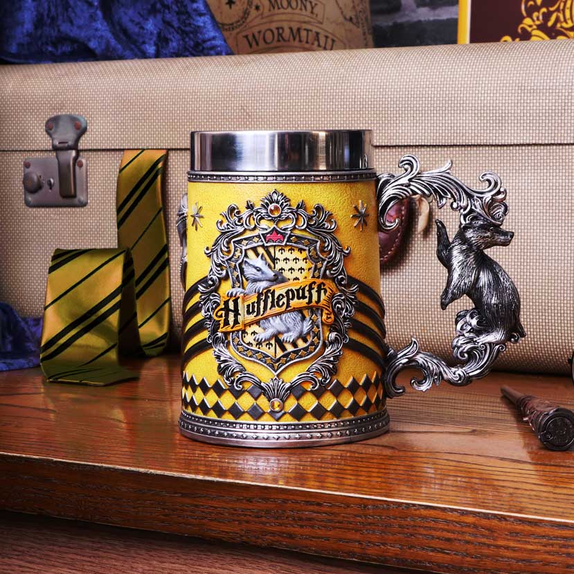 Harry Potter Hufflepuff Hogwarts House Collectible Tankard 15.5cm Homeware 2