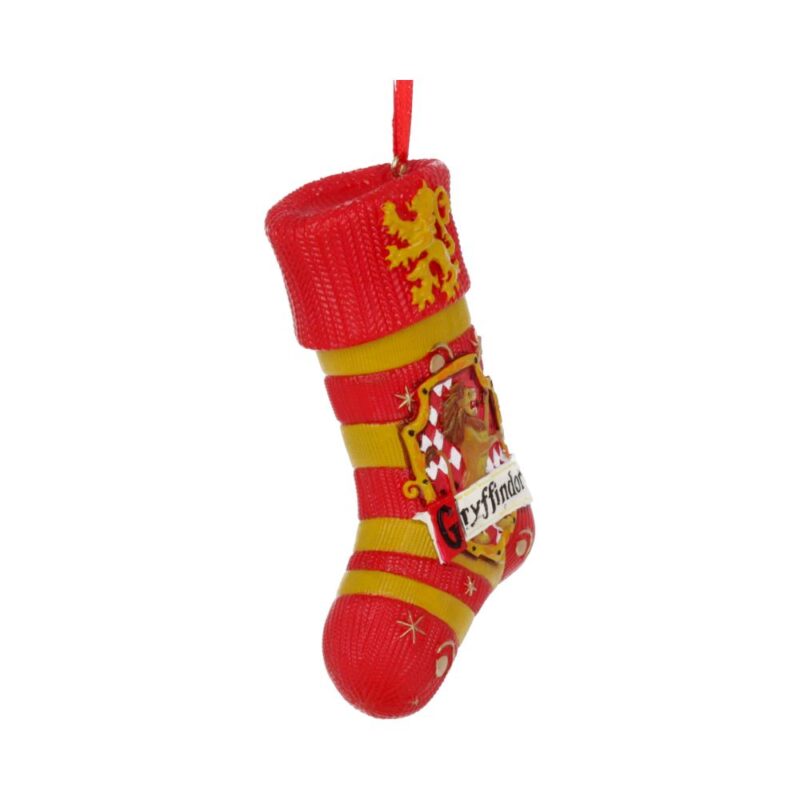 Officially Licensed Harry Potter Gryffindor Stocking Hanging Festive Ornament Christmas Decorations 5