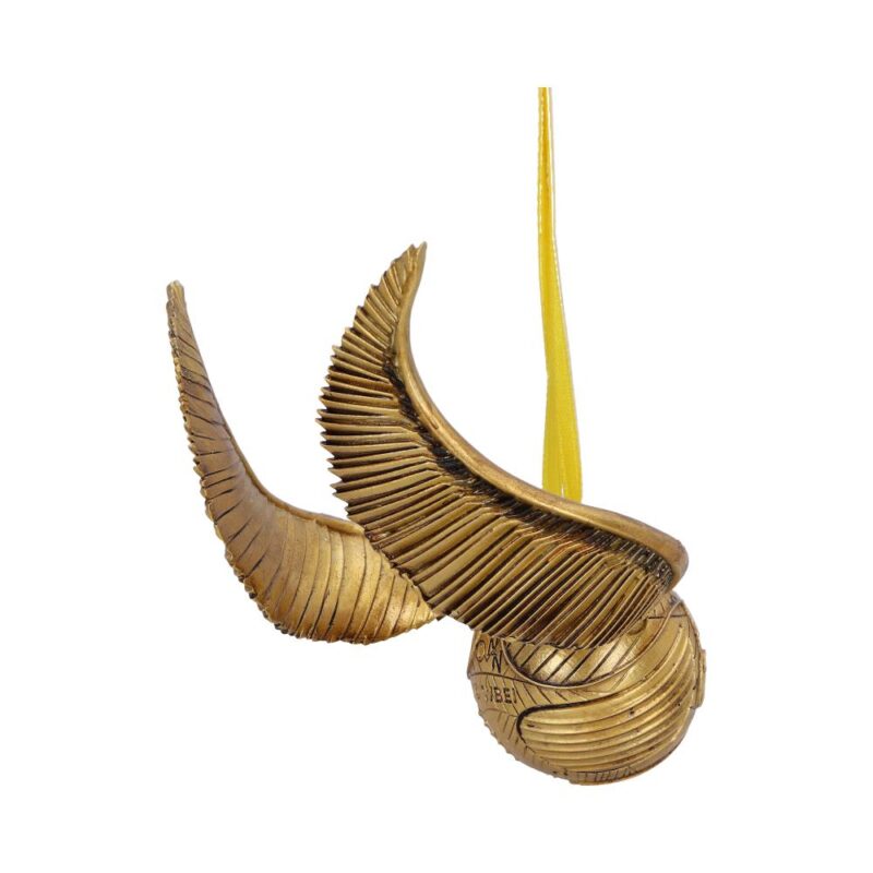 Officially Licensed Harry Potter Golden Snitch Quidditch Hanging Ornament Christmas Decorations 5