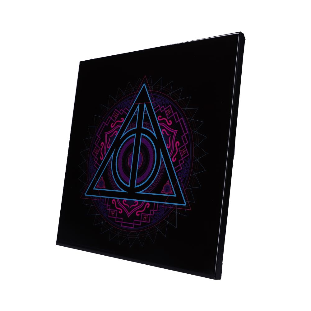 Harry Potter Deathly Hallows Neon Crystal Clear Art Crystal Clear Pictures