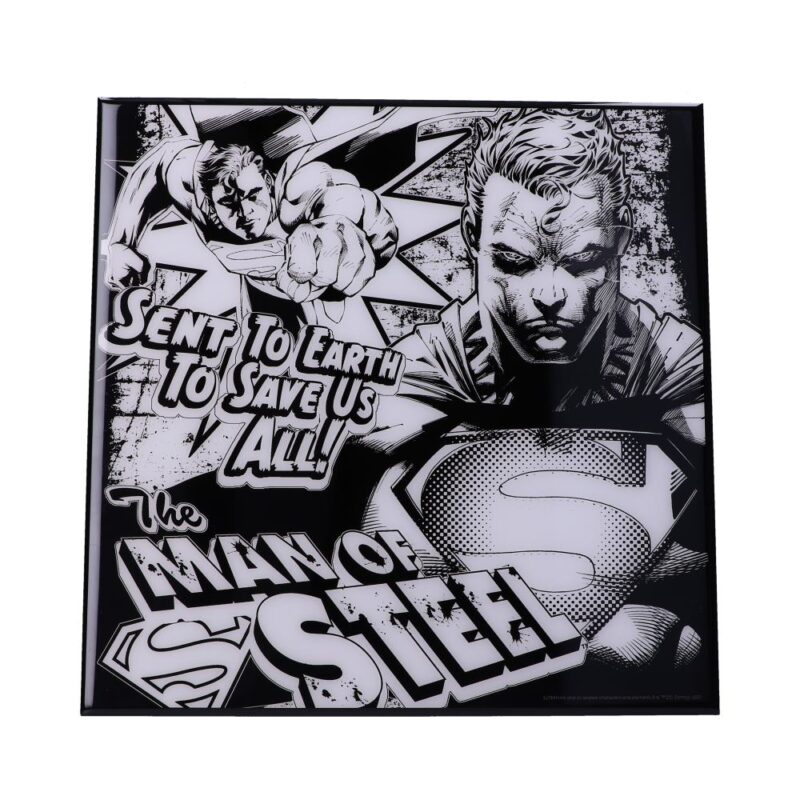 Superman The Man of Steel Comic Grayscale Crystal Clear Crystal Clear Pictures 3