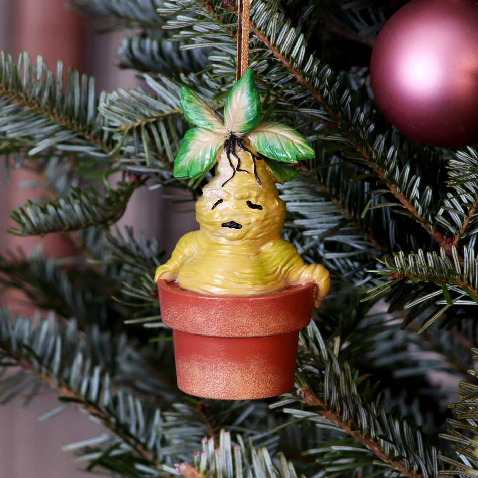 Harry Potter Mandrake Dangerous Plant Hanging Festive Decorative Ornament Christmas Decorations 2