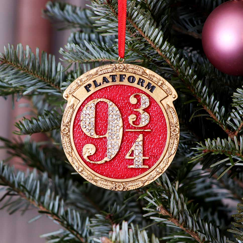 Harry Potter Train Platform 9 3/4 Hanging Festive Decorative Ornament Christmas Decorations 2