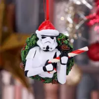 Star Wars Original Stormtrooper Wreath Hanging Ornament Christmas Decorations 2