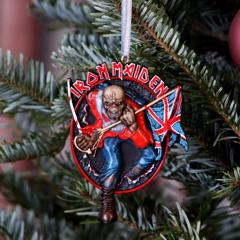 Iron Maiden The Trooper Hanging Ornament 8.5cm Christmas Decorations 9