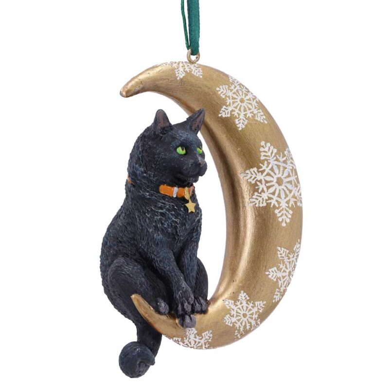 Lisa Parker Moon Cat Hanging Ornament 9cm Christmas Decorations 7