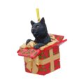 Lisa Parker Present Cat Hanging Ornament 9cm Christmas Decorations 4