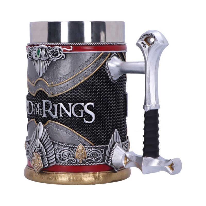 Officially Licensed Lord of the Rings Aragorn Tankard 15.5cm Homeware 3