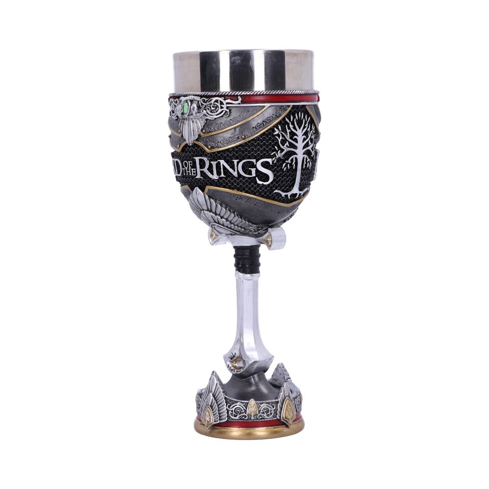 Officially Licensed Lord of the Rings Aragorn Goblet 19.5cm Goblets & Chalices 2