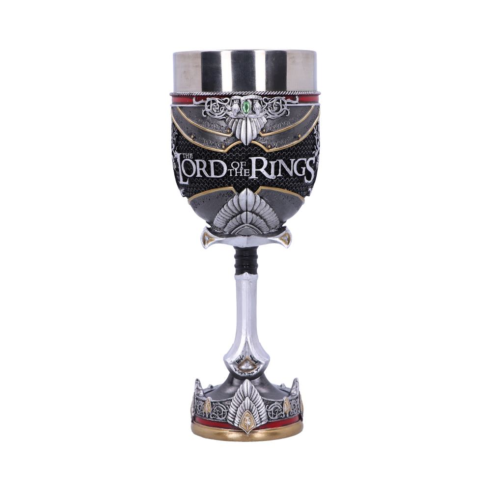 Officially Licensed Lord of the Rings Aragorn Goblet 19.5cm Goblets & Chalices