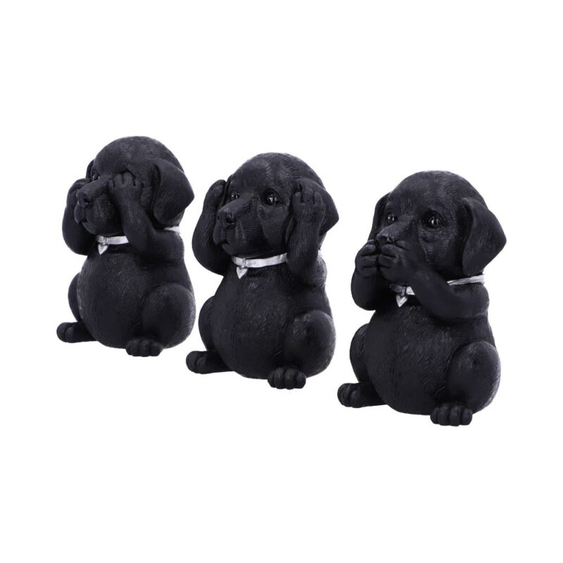 Three Wise Labradors 8.5cm Figurines Small (Under 15cm) 3