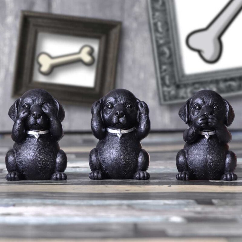 Three Wise Labradors 8.5cm Figurines Small (Under 15cm) 9