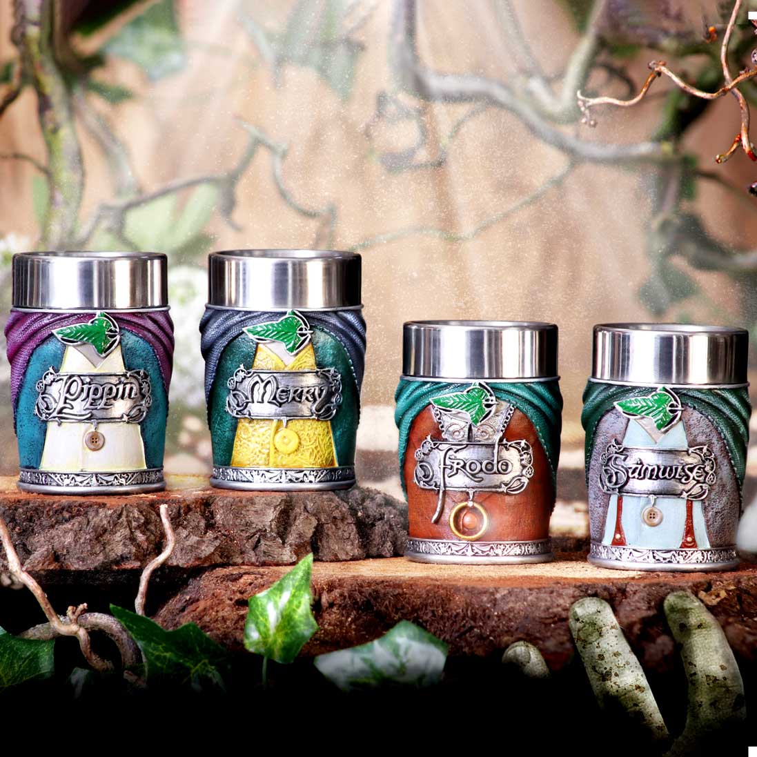Officially Licensed Lord of the Rings Hobbit Shot Glass Set Homeware 2