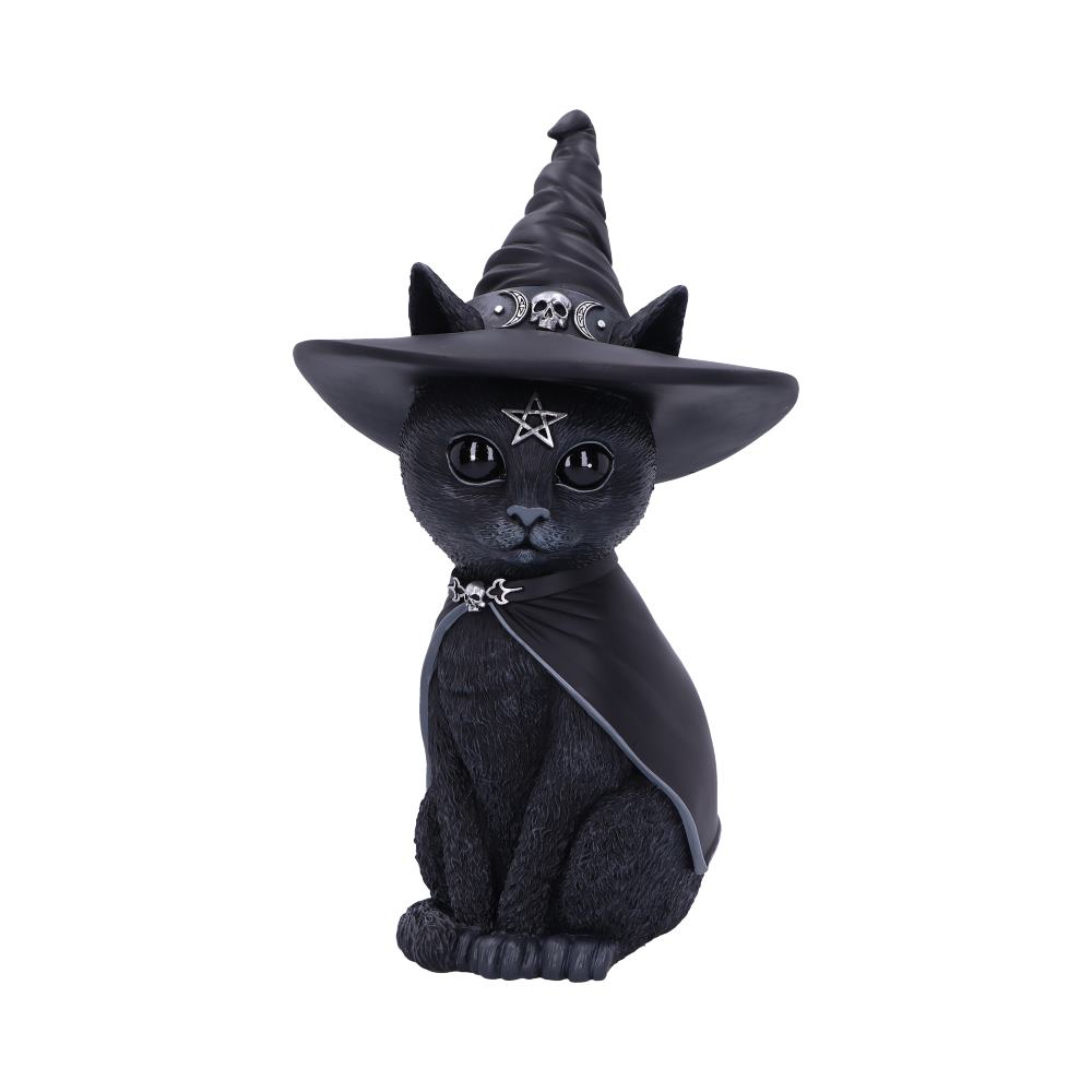 Purrah Witch Cat Figurine 30cm (Large) Figurines Large (30-50cm)