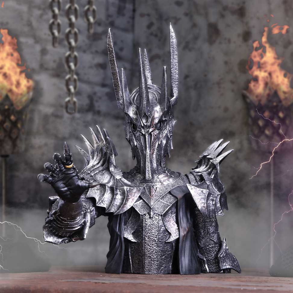 Officially Licensed Lord of the Rings Sauron Bust 39cm Figurines Large (30-50cm) 2
