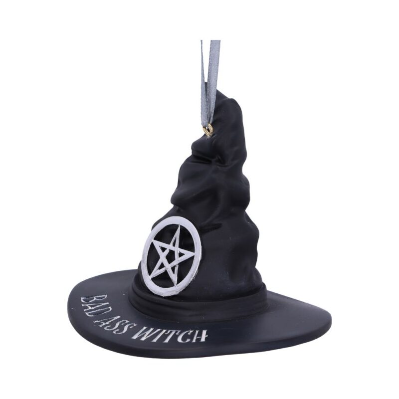 Bad Ass Witch Hanging Ornament 9cm Christmas Decorations 3