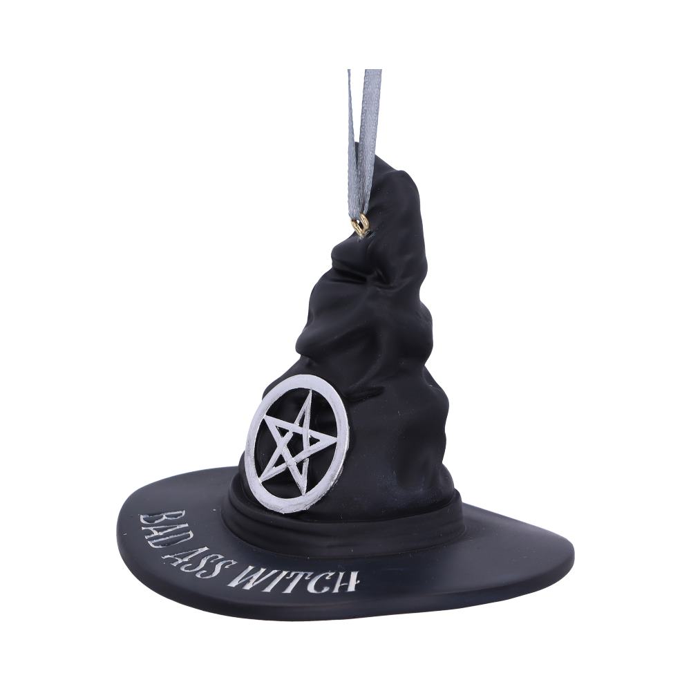 Bad Ass Witch Hanging Ornament 9cm Christmas Decorations 2