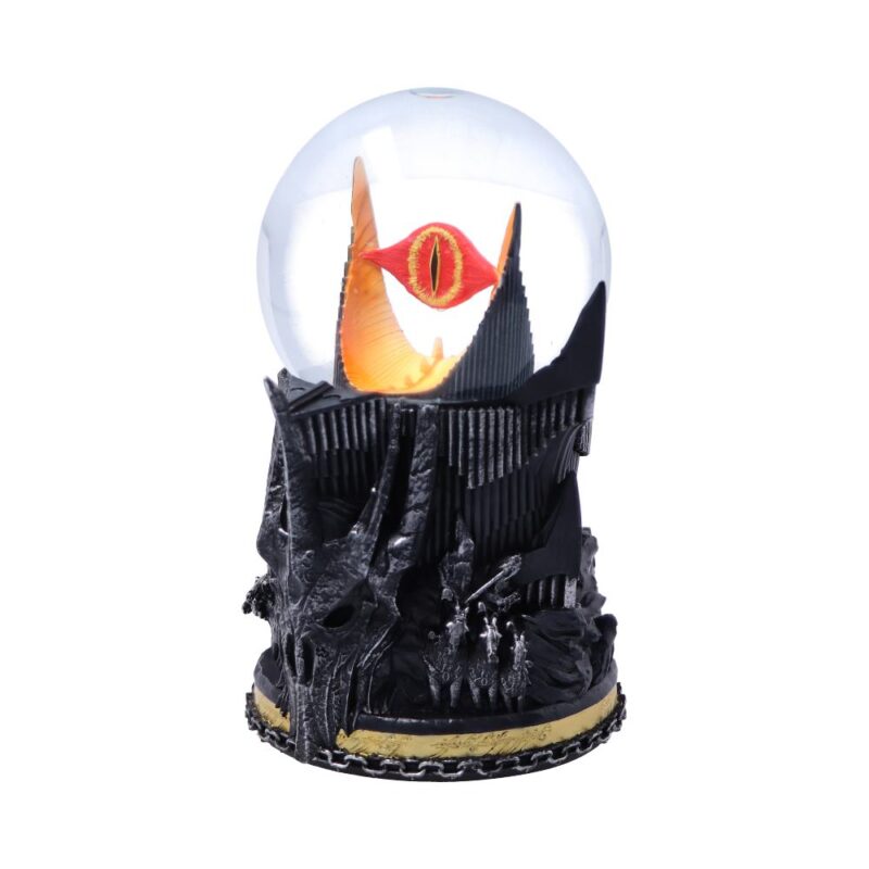 Officially Licensed Lord of the Rings Sauron Snow Globe 18cm Homeware 3
