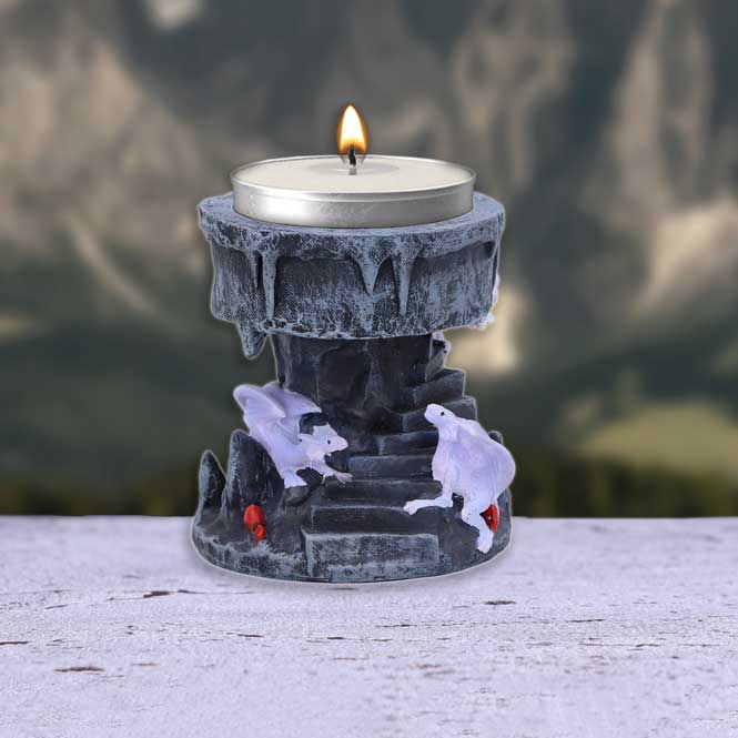 Anne Stokes Dragon Mage Tea Light Holder 6cm Candles & Holders 9