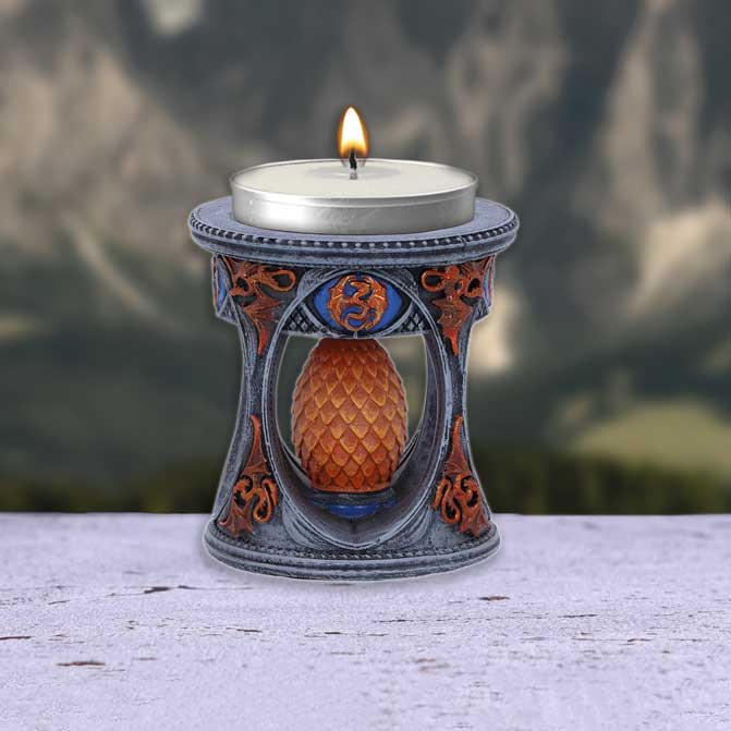 Anne Stokes Dragon Heart Tea Light Holder 6cm Candles & Holders 9