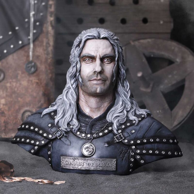 The Witcher Geralt of Rivia Bust 39.5cm Figurines Large (30-50cm) 9