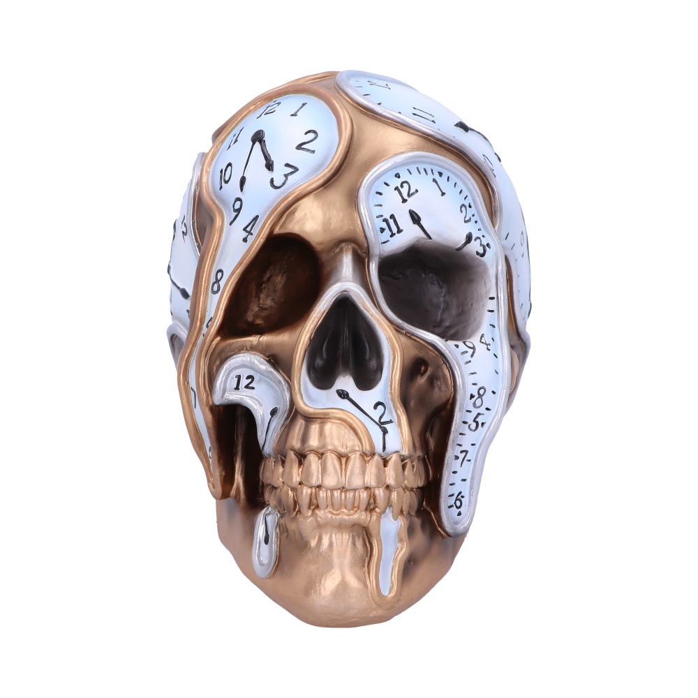 Time Goes By Clock Skull 17.5cm Figurines Medium (15-29cm) 2