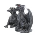 Dark Fury (Set of 2) Obsidian Dragon Figurines 10cm Figurines Small (Under 15cm) 4