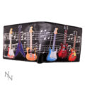 Electric Guitars Embossed Music Wallet Black 11cm Gifts & Games 4