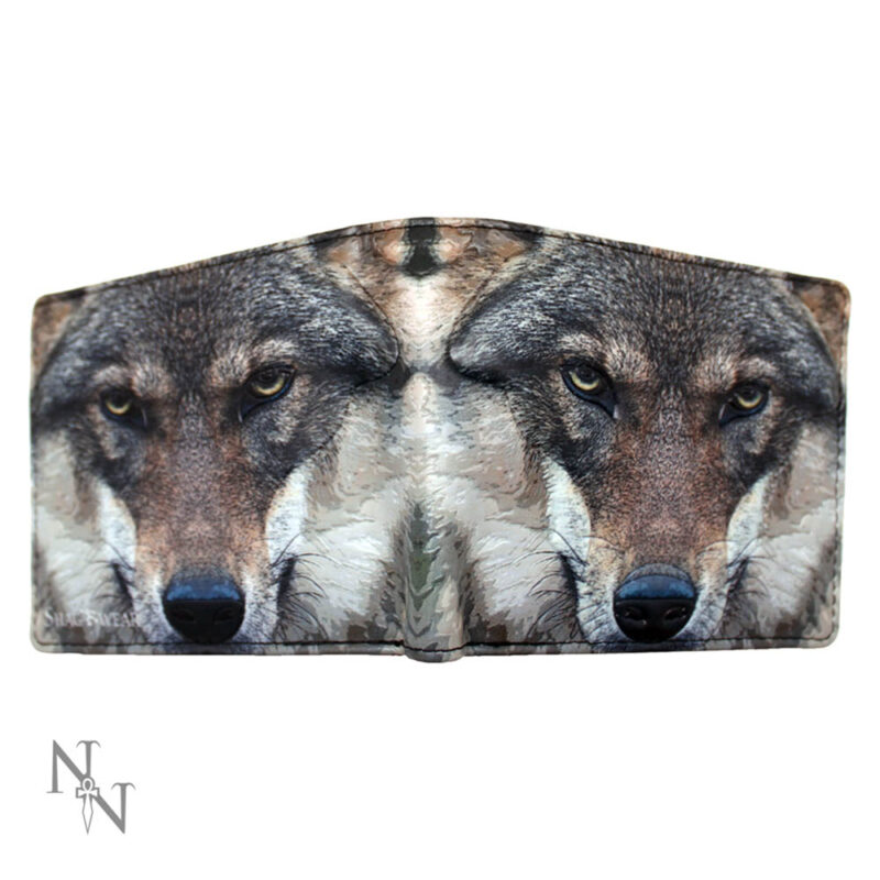 Portrait of a Wolf Embossed Wallet Gifts & Games 3