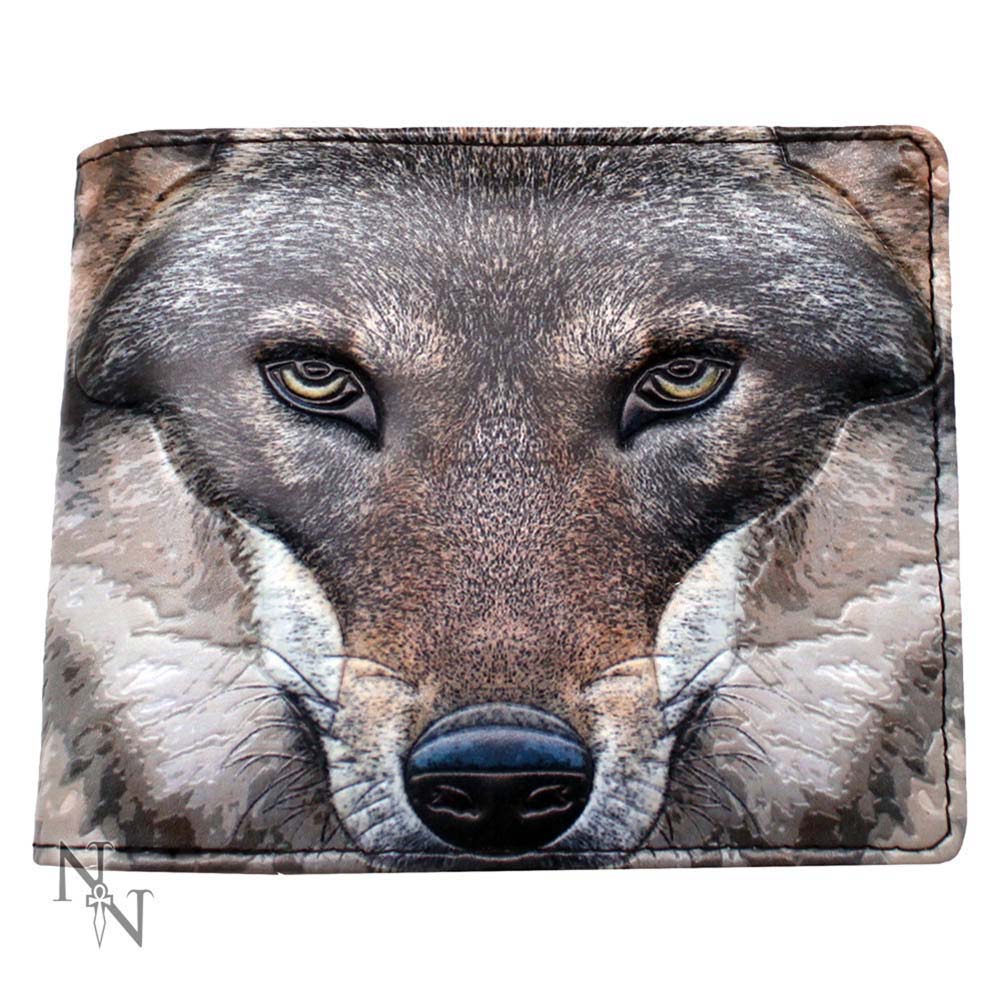 Portrait of a Wolf Embossed Wallet Gifts & Games