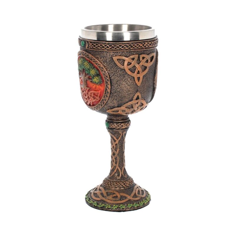Celtic Tree Of Life Goblet Wine Glass 17.5cm Goblets & Chalices 3