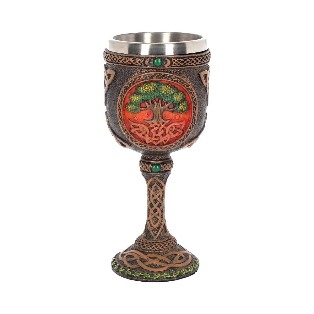 Celtic Tree Of Life Goblet Wine Glass 17.5cm Goblets & Chalices