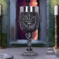 Baphomet Goblet Silver Goat God Deity Wine Glass Goblets & Chalices 10