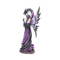 Nemesis Now Guardians Embrace Large Dark Fairy Dragon Ornament 60cm Figurines Extra Large (Over 50cm) 2