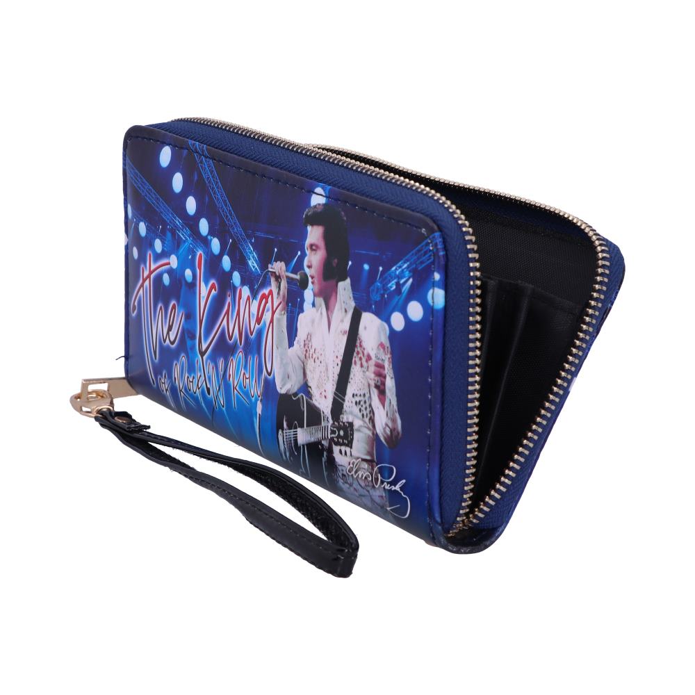 Elvis The King of Rock and Roll Blue Womens Purse Gifts & Games 2