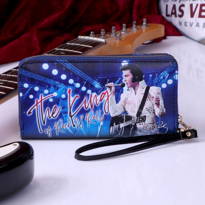 Elvis The King of Rock and Roll Blue Womens Purse Gifts & Games 9