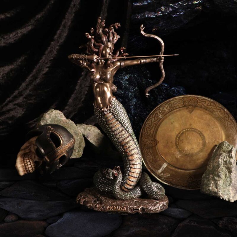Bronze Mythological Medusa’s Wrath Figurine 36cm Figurines Large (30-50cm) 9