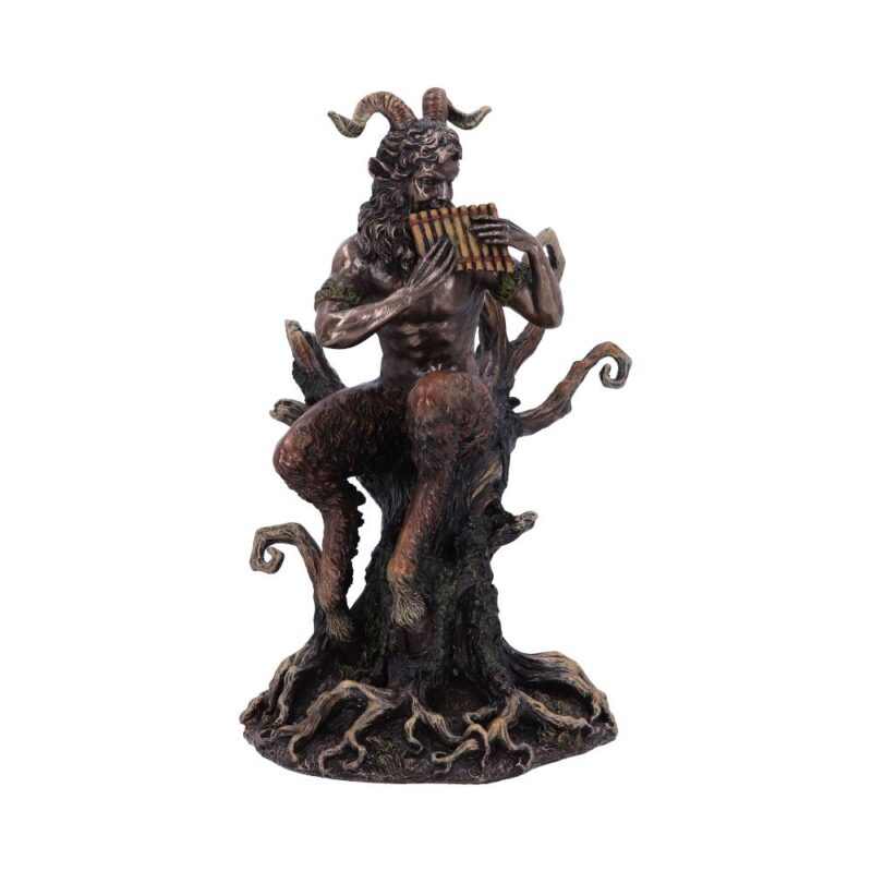 Bronze Mythological Pan’s Melody Figurine 24cm Figurines Medium (15-29cm)