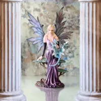 Nemesis Now Elvie Spring Fairy with Dragon Figurine 56cm Figurines Extra Large (Over 50cm) 2