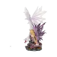 Nemesis Now Aarya Dragon Guardian Dragon & Fairy Figurine 59cm Figurines Extra Large (Over 50cm) 2